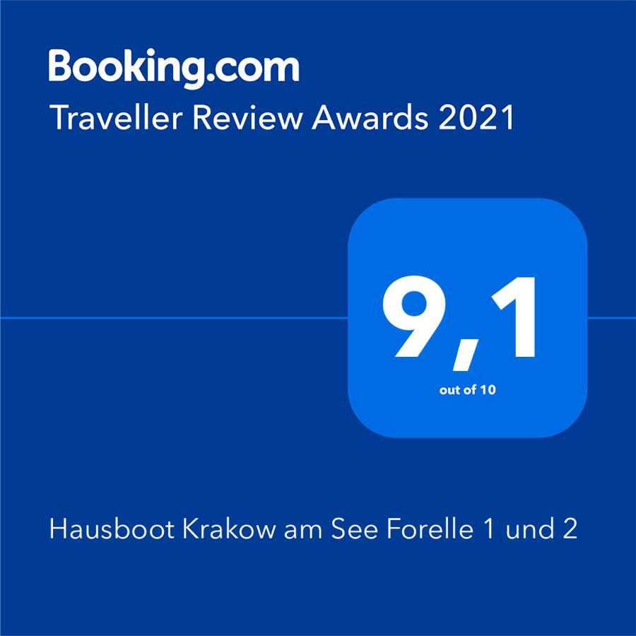 Hausboot Krakow Am See Forelle 1 Und 2 Exterior photo
